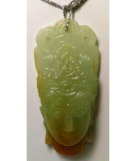 YELLOWISH KWAN YIN FACE